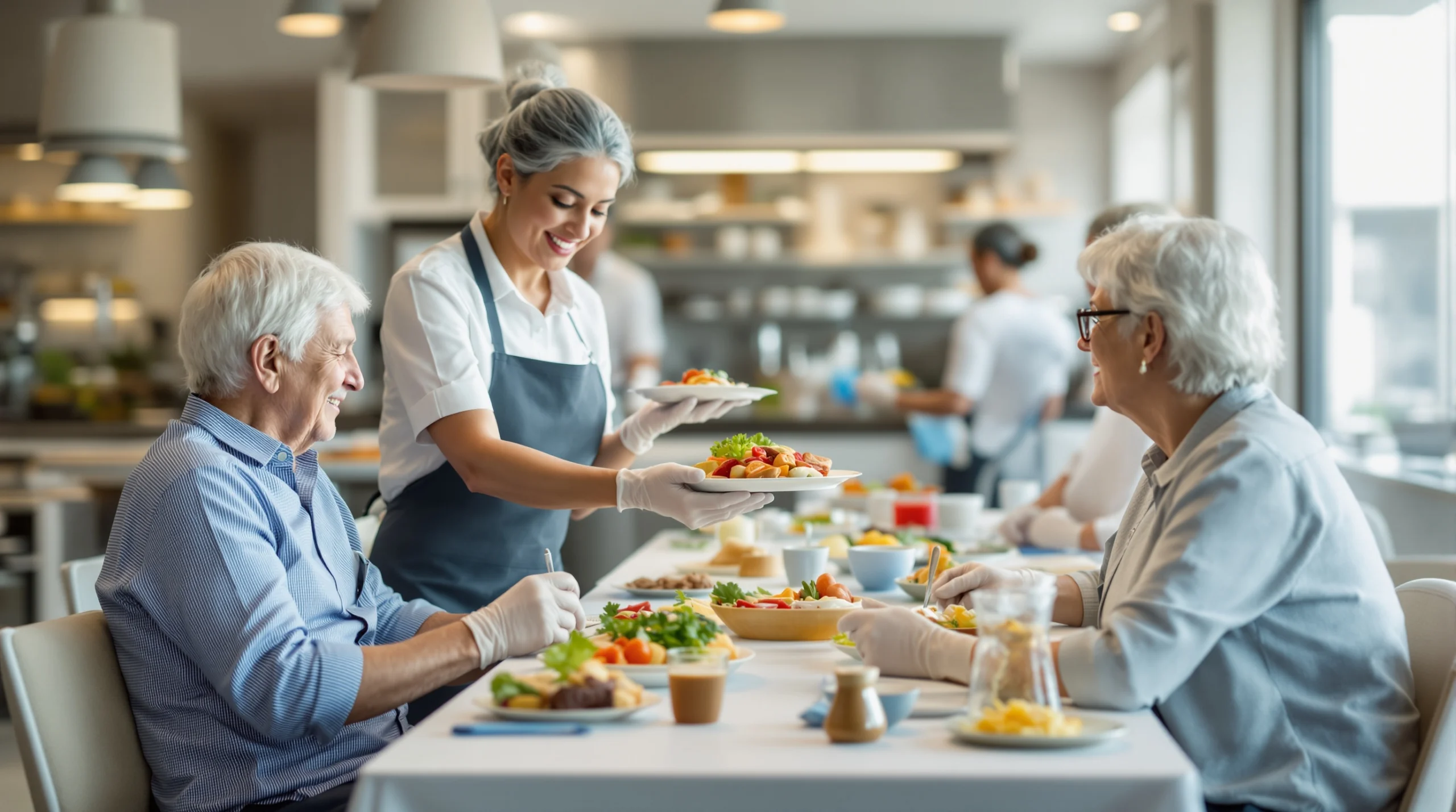 Protocole distribution repas EHPAD normes haccp