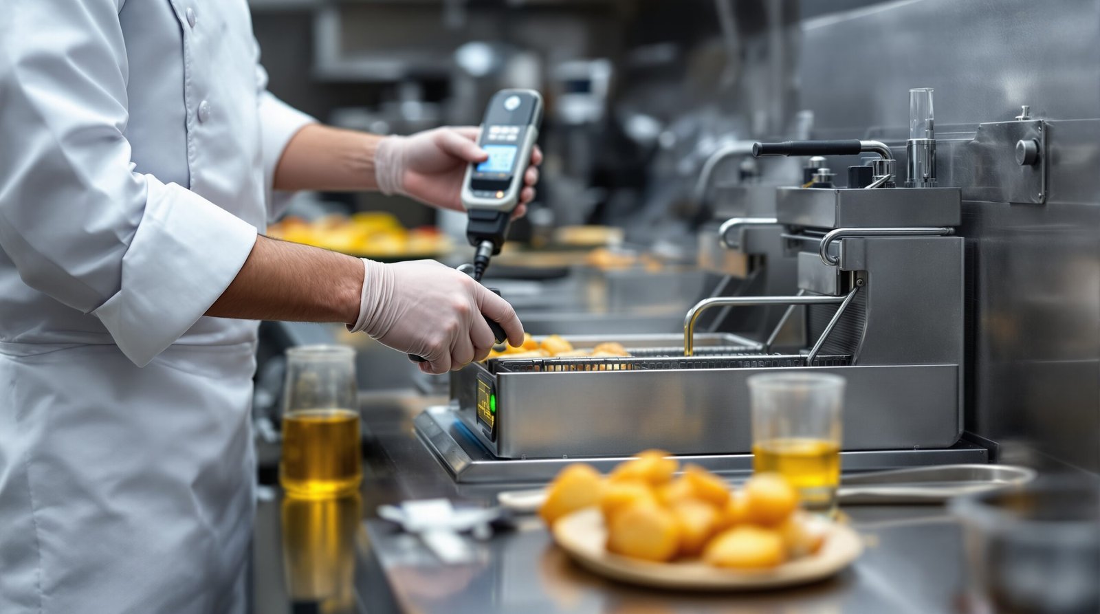 Test huile de friture normes haccp