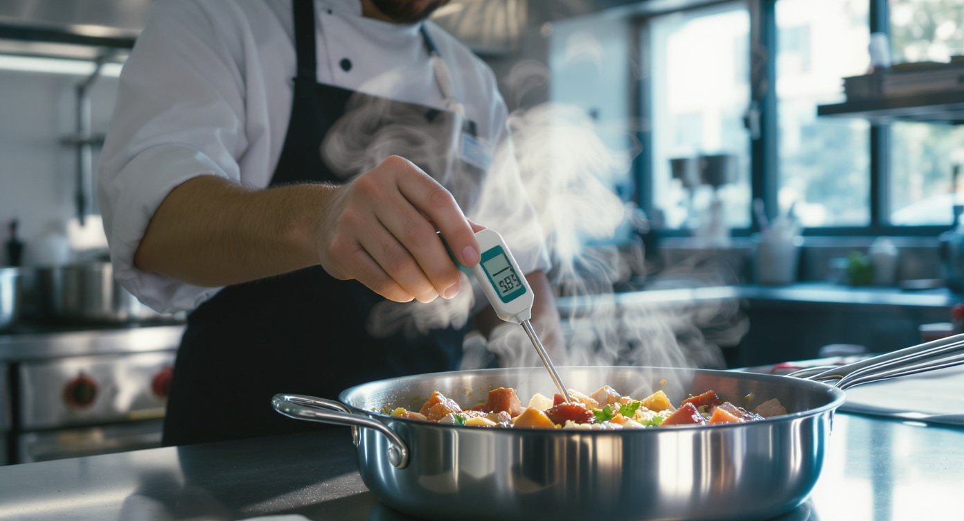 relevé de température alimentaire