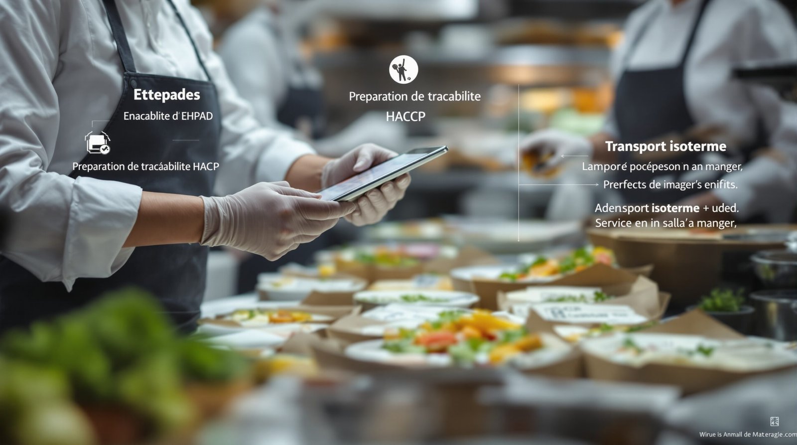 Protocole distribution repas EHPAD normes haccp