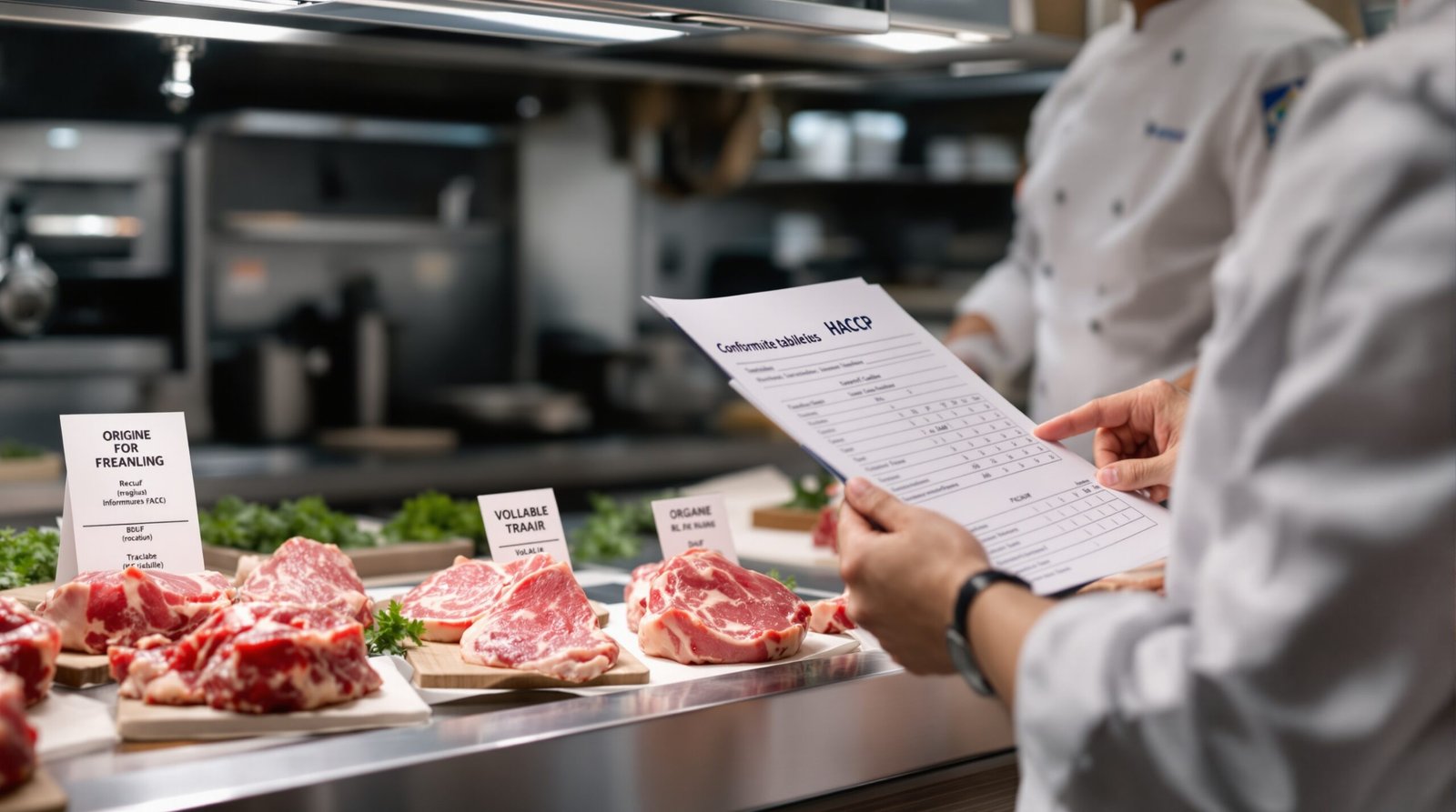 affichage origine des viandes normes haccp